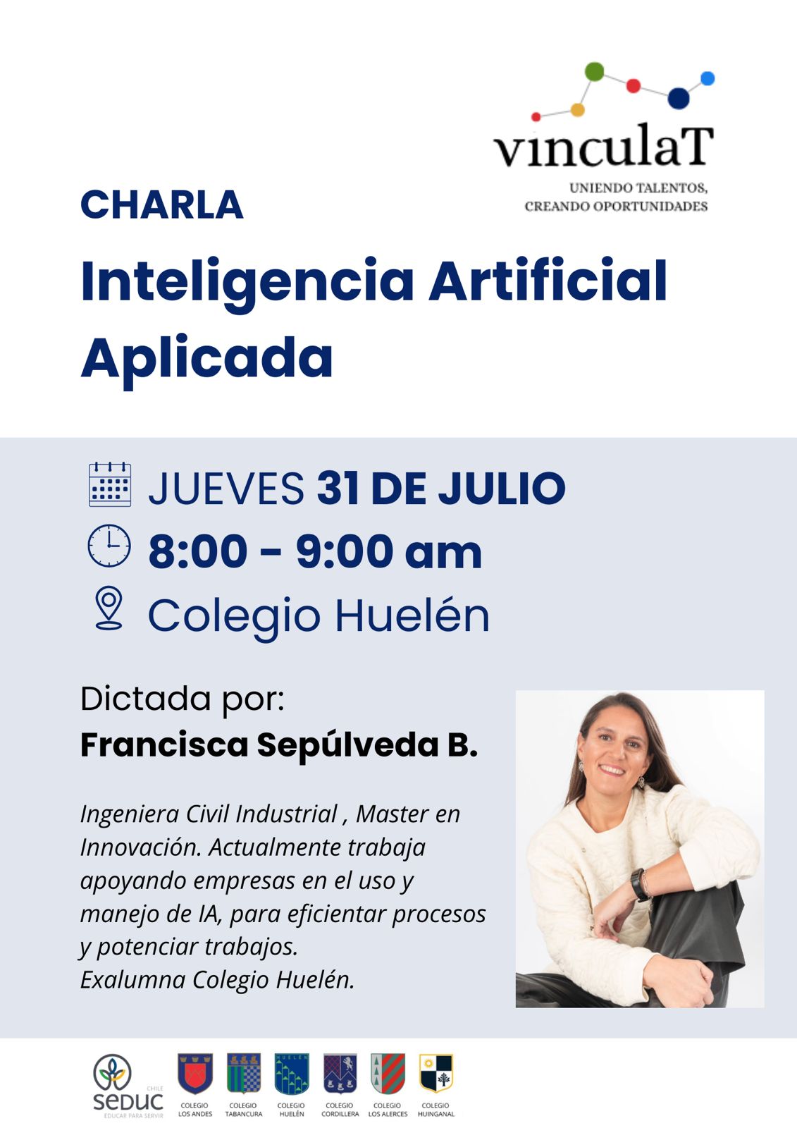 Afiche evento VinculaT